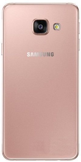 Задняя крышка для Samsung A310 Galaxy A3 (2016), A310F, A310M, A310N розовая Оригинал Китай 08352 фото