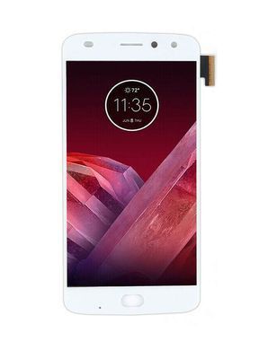 Дисплей для Motorola XT1710 Moto Z2 Play белый, OLED 16107 фото