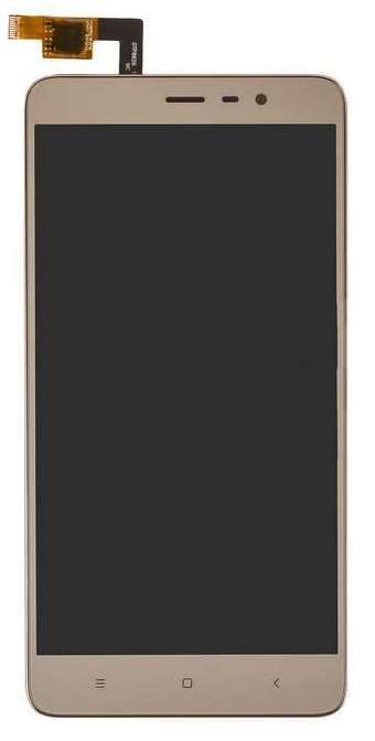 Дисплей для Xiaomi Redmi Note 3 Pro SE с рамкой золотой (149мм) 08347 фото