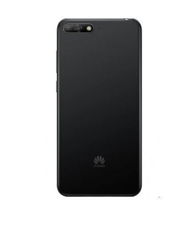 Задняя крышка Huawei Y7 2018 LDN-L01 черная, без выреза под сканер отпечатка пальца 11712 фото