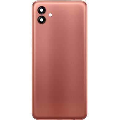 Задняя крышка для Samsung A045 Galaxy A04 розовая (медная) со стеклом камеры, Оригинал Китай 33320 фото