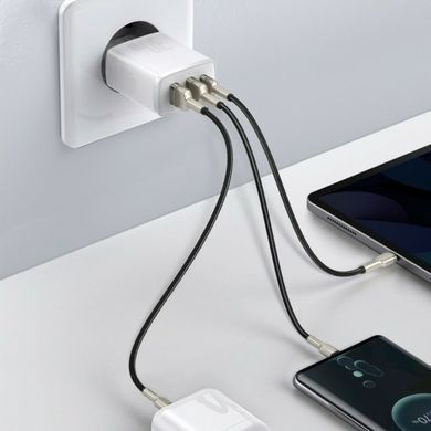 Мережевий зарядний пристрій Baseus Compact Charger 30W (2-USB + type-C) (CCXJ-E02) білий 27806 фото