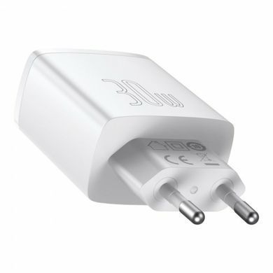 Мережевий зарядний пристрій Baseus Compact Charger 30W (2-USB + type-C) (CCXJ-E02) білий 27806 фото