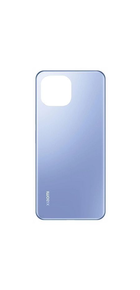 Задняя крышка для Xiaomi Mi 11 Lite 4G, Mi11 Lite, Mi 11 Lite 5G, 11 Lite 5G NE голубая 24856 фото