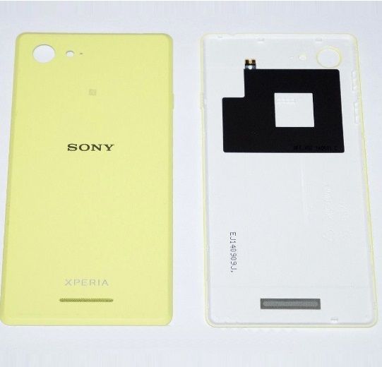 Задняя крышка для Sony D2202 Xperia E3, D2203, D2206 желтая 08456 фото