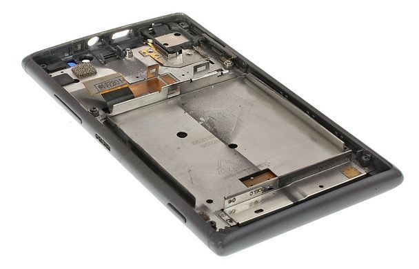 Дисплей для Nokia Lumia 925 з рамкою чорний 01473 фото