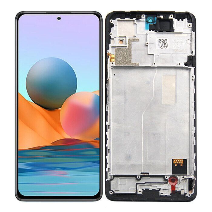Дисплей для Xiaomi Redmi Note 10 Pro 4G M2101K6G, M2101K6R, Redmi Note 10 Pro Max M2101K6I з рамкою чорний OLED 28459 фото