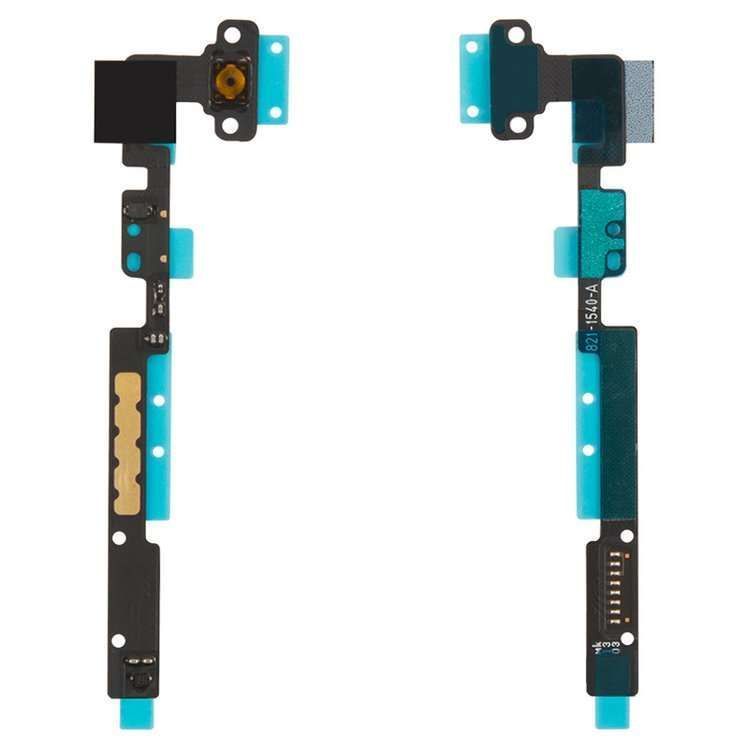 Шлейф для Apple iPad Mini A1432, A1454, A1455, iPad Mini 2 Retina (A1489, A1490, A1491) кнопки меню (Home) з компонентами 09467 фото
