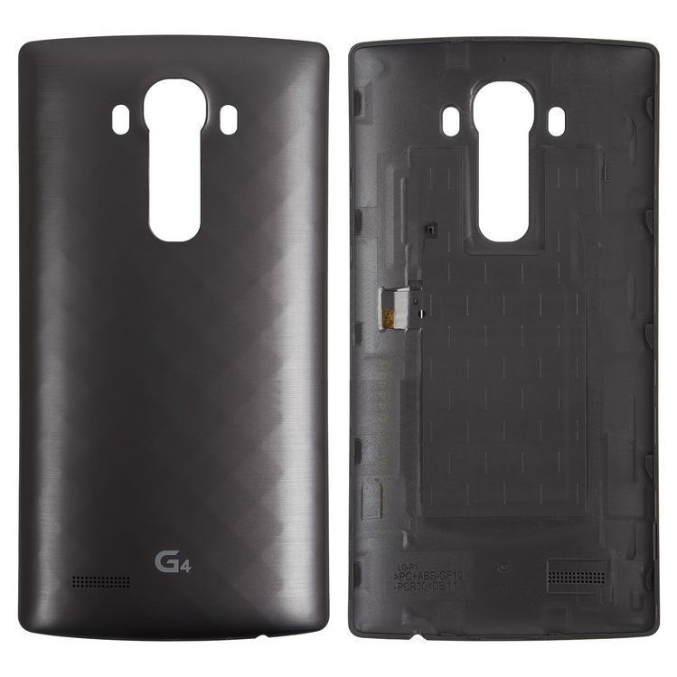 Задняя крышка для LG H810 G4, H811, H812, H815, H818, F500, LS991, VS986 серая, Metallic Gray Оригинал Китай 05083 фото