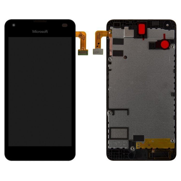 Дисплей для Microsoft (Nokia) Lumia 550 RM-1127, RM-1128 с рамкой черный Оригинал Китай 07435 фото