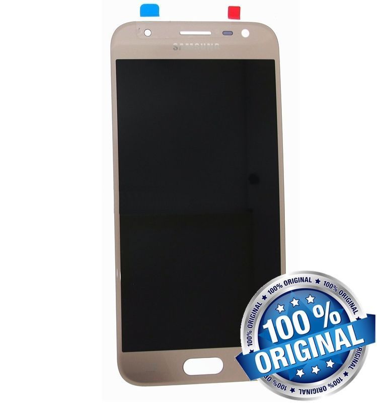 Дисплей для Samsung J330 Galaxy J3 2017 золотой (GH96-10990A) Оригинал 07317 фото