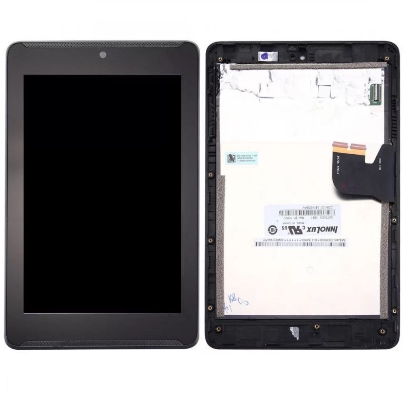 Дисплей для Asus ME372 FonePad HD7, ME372CG MeMO Pad HD 8 с рамкой черный 22875 фото