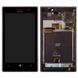 Дисплей для Nokia Lumia 925 с рамкой черный 01473 фото