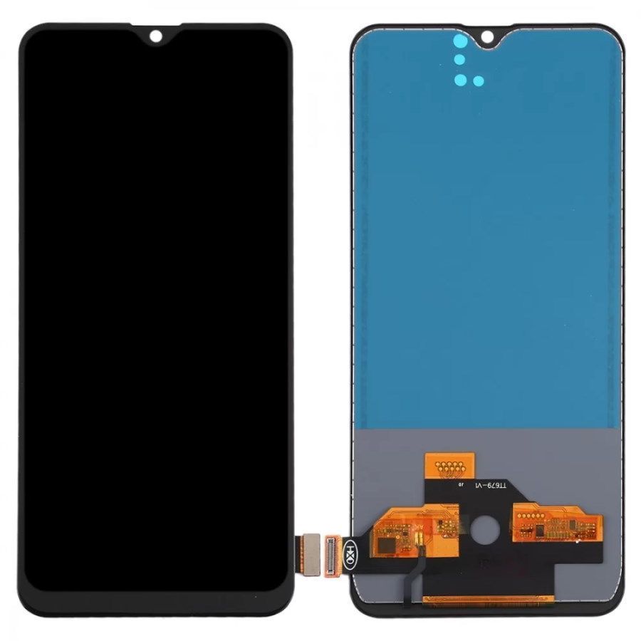 Дисплей для Realme X2, XT, OPPO Reno Z, OPPO K5 чорний, без сканера пальця 23081 фото