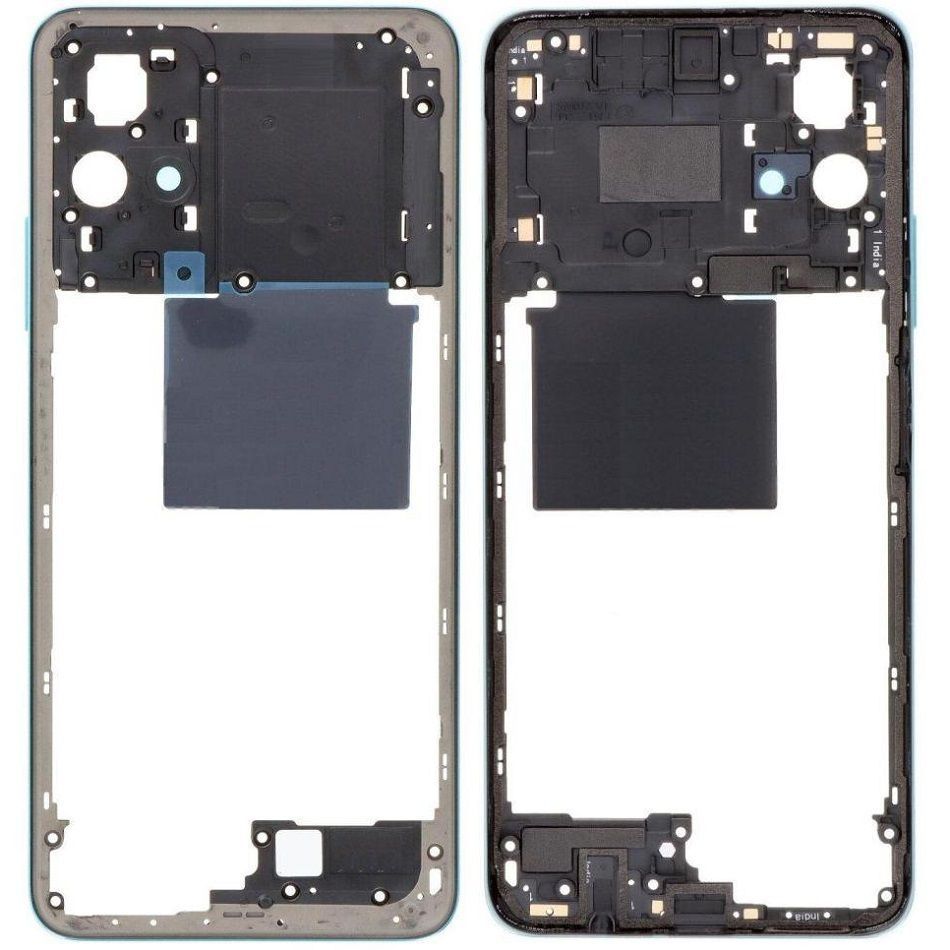 Рамка корпусу для Xiaomi Poco M4 Pro 5G 21091116AG, MZB0BGVIN синя, Cool Blue 32421 фото