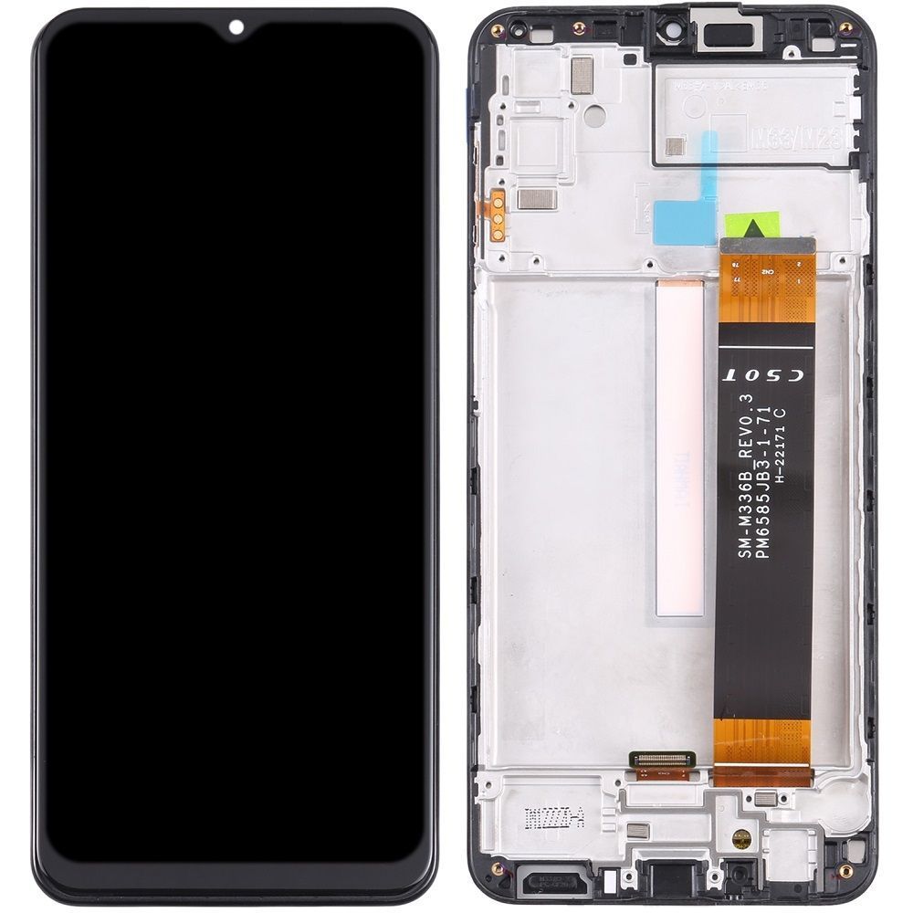Дисплей для Samsung M236 Galaxy M23 2022, M336, A235, A135 с рамкой черный Оригинал SM-M336B_REV0.5, GH82-20227A 30281 фото