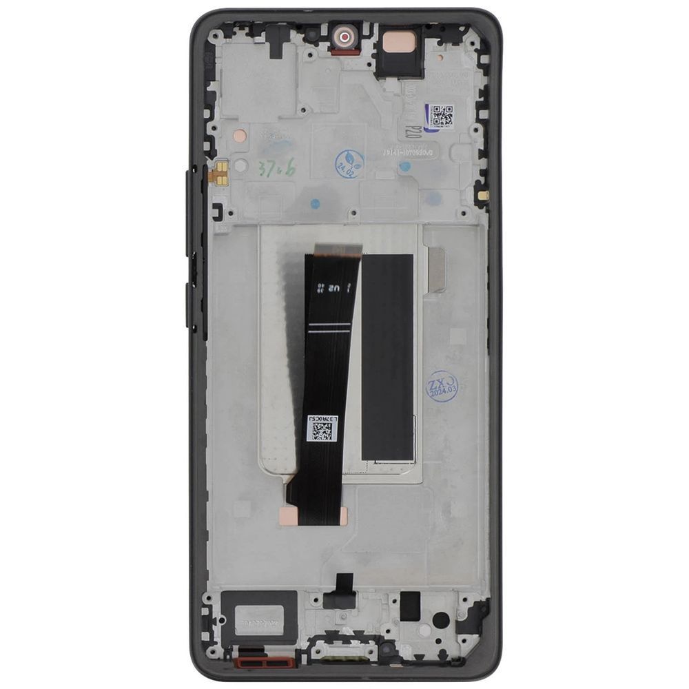 Дисплей для Xiaomi Redmi Note 13 Pro+, Pro Plus 23090RA98C, 23090RA98G, 23090RA98I с рамкой черный TFT, без сканера пальца 32370 фото
