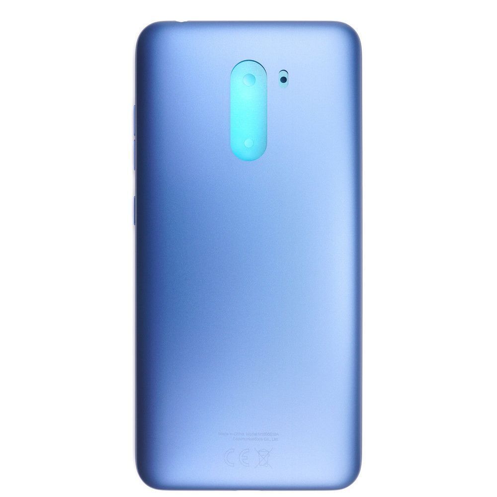 Задняя крышка для Xiaomi Pocophone F1 синяя, Steel Blue, Оригинал Китай 13061 фото