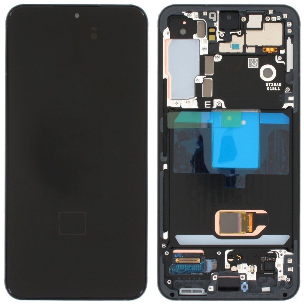 Дисплей для Samsung S901 Galaxy S22 5G с рамкой черный OLED Хайкопия Phantom Black 32677 фото
