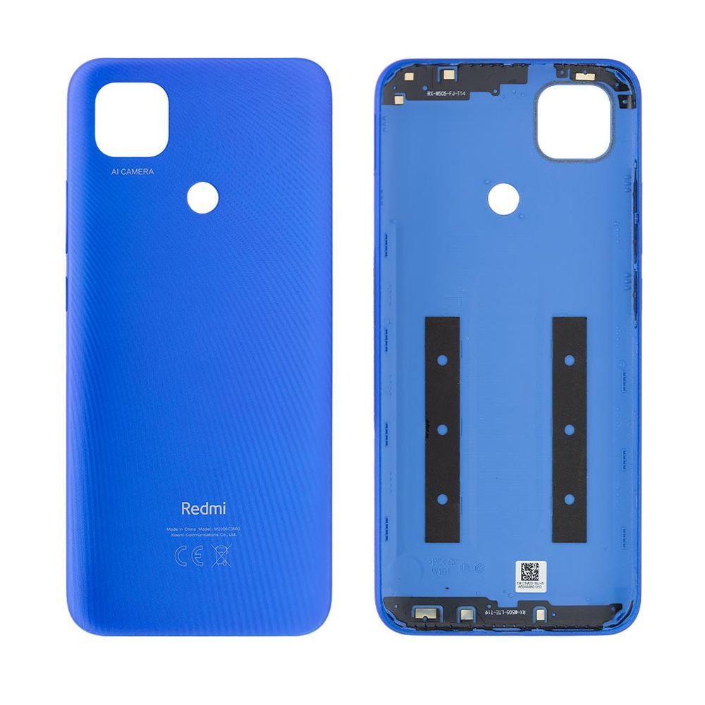 Задняя крышка для Xiaomi Redmi 9C, Redmi 9C NFC синяя оригинал Китай 04865 фото