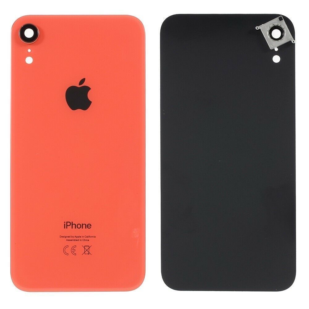 Задняя крышка для Apple iPhone XR коралловая, Оригинал Китай, со стеклом камеры 24357 фото