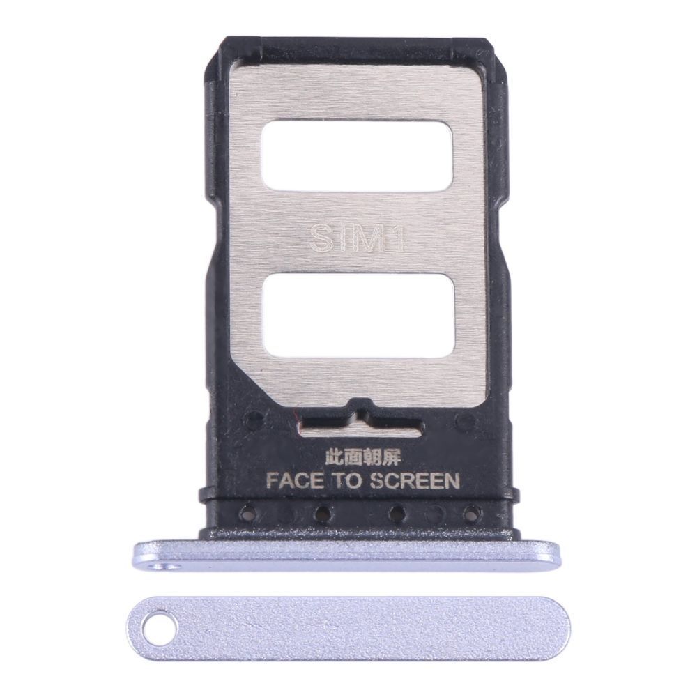 Держатель Sim-карты Xiaomi Redmi Note 13 Pro+ фиолетовый, на две Sim-карты 30380 фото