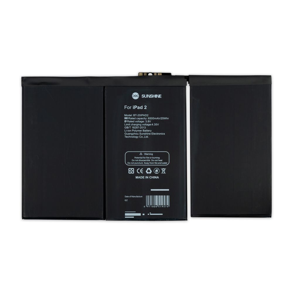 Аккумулятор Sunshine для Apple iPad 2 A1395, A1396, A1397, 6500mAh 25566 фото
