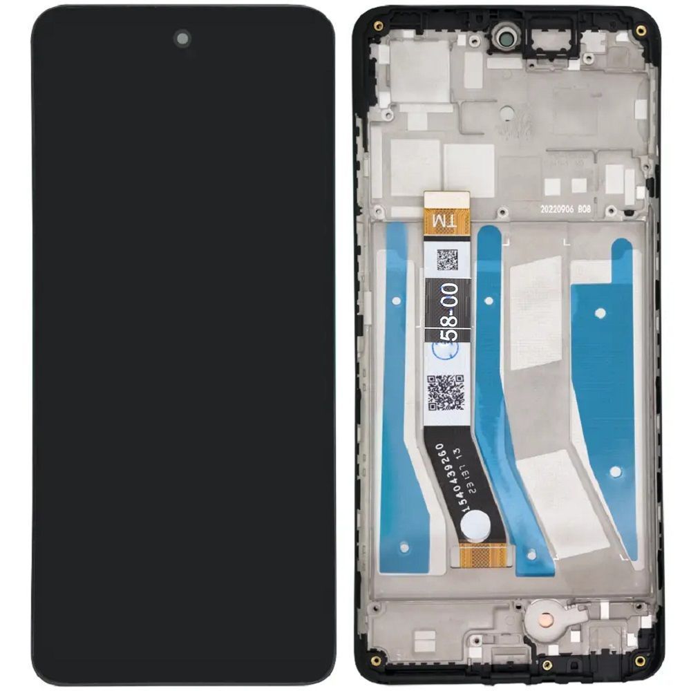 Дисплей для Motorola XT2237 Moto G73 с рамкой черный Оригинал Китай 29883 фото