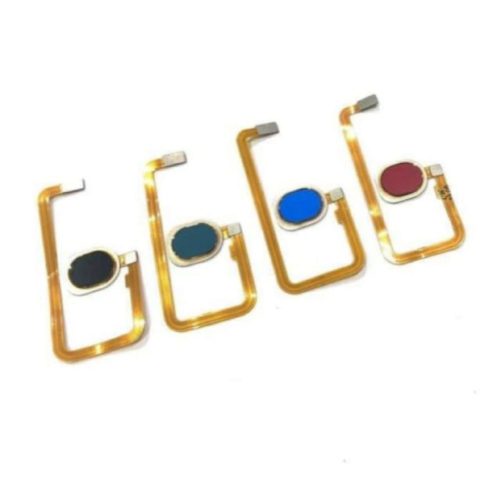 Шлейф для Oppo A5s зі сканером відбитка пальця (Touch ID) синього кольору 26390 фото