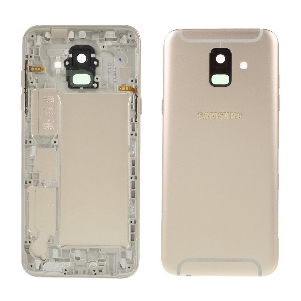 Задня кришка для Samsung A600F Dual Galaxy A6 (2018) золотиста 15110 фото