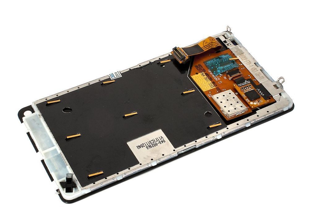 Дисплей Nokia N9 с сенсором (тачскрином) и рамкой черный Высококачественная копия 01488 фото