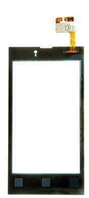 Сенсор (тачскрин) Nokia Lumia 520, Lumia 525 черный 01633 фото