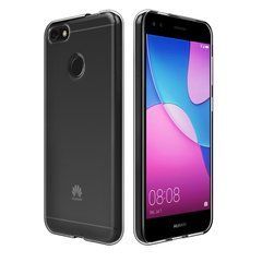 Чехол силиконовый Huawei Y6 Pro (2017) прозрачный 14207 фото