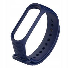 Ремешок Xiaomi для Mi Band 3, Mi Band 4 Fluted Темно-синий 14089 фото