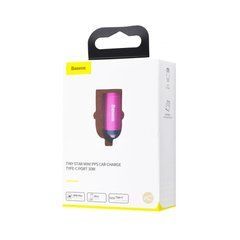 Автомобільний зарядний пристрій Baseus Tiny Star Mini PPS 30W Type-C (VCHX-B04) рожевий 20354 фото