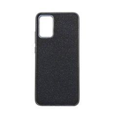 Чехол Fabric Oppo A52 в черных блестках 23786 фото