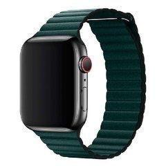 Ремешок для смарт-часов Apple Watch 42/44mm Leather Loop Forest Green 14686 фото