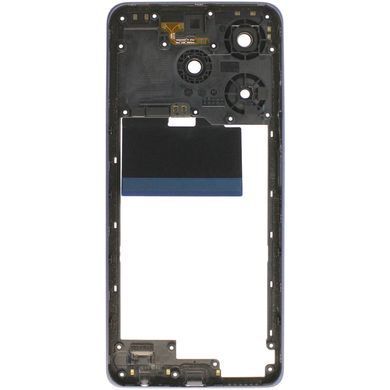 Рамка корпуса Tecno Spark 10 Pro KI7 синяя, Starry Black со стеклом камеры 33830 фото