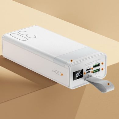 Внешний аккумулятор (Повербанк) Remax RPP-320 30000mAh 22.5W белый 26762 фото