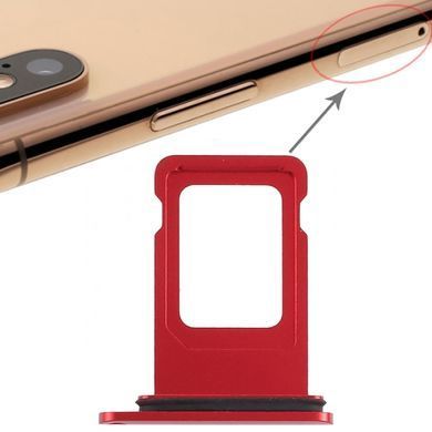 Тримач Sim-карти Apple iPhone XR червоний, на одну Sim-карту 11873 фото