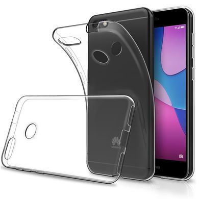 Чехол силиконовый Huawei Y6 Pro (2017) прозрачный 14207 фото