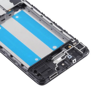 Рамка дисплея Samsung A013F Galaxy A01 черная 22317 фото