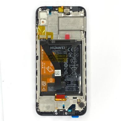 Дисплей для Honor 8A JAT-LX1, JAT-L29 з рамкою чорний, з аккумулятором, Оригінал (02352KJM) 21958 фото