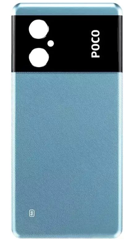 Задняя крышка для Xiaomi Poco M4 5G синяя 05018 фото