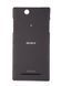 Задняя крышка для Sony D2502 Xperia C3 Dual Sim, D2533 черная 08462 фото