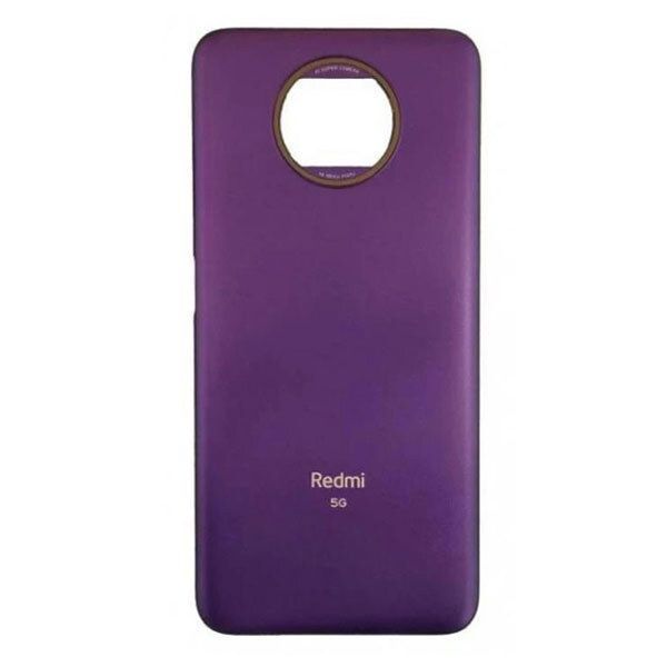 Задняя крышка для Xiaomi Redmi Note 9, Redmi 10X 4G фиолетовая 12227 фото