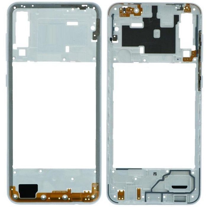 Рамка корпусу Samsung A307 Galaxy A30s біла, Prism Crush White 33680 фото