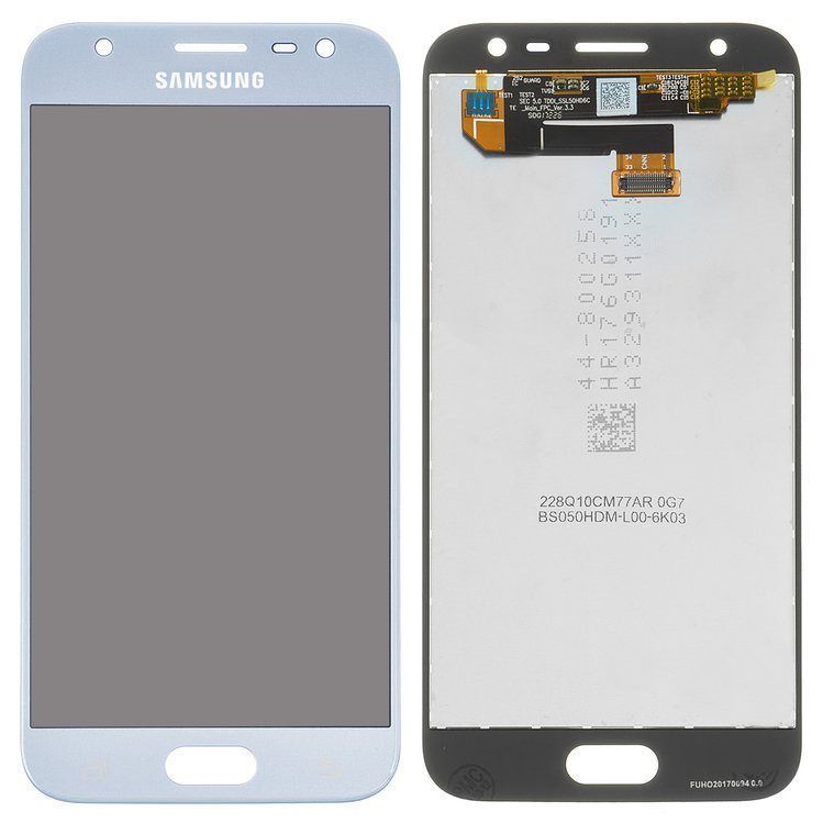 Дисплей для Samsung J330 Galaxy J3 (2017) голубой OLED 19326 фото