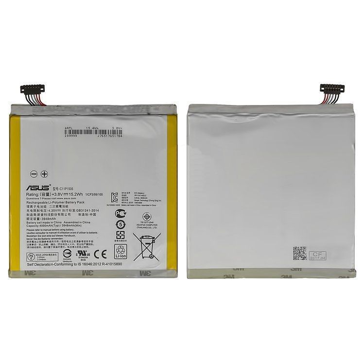 Аккумулятор Asus C11P1505 для Asus ZenPad 8.0 Z380C, Z380KL 3950mAh 07141 фото