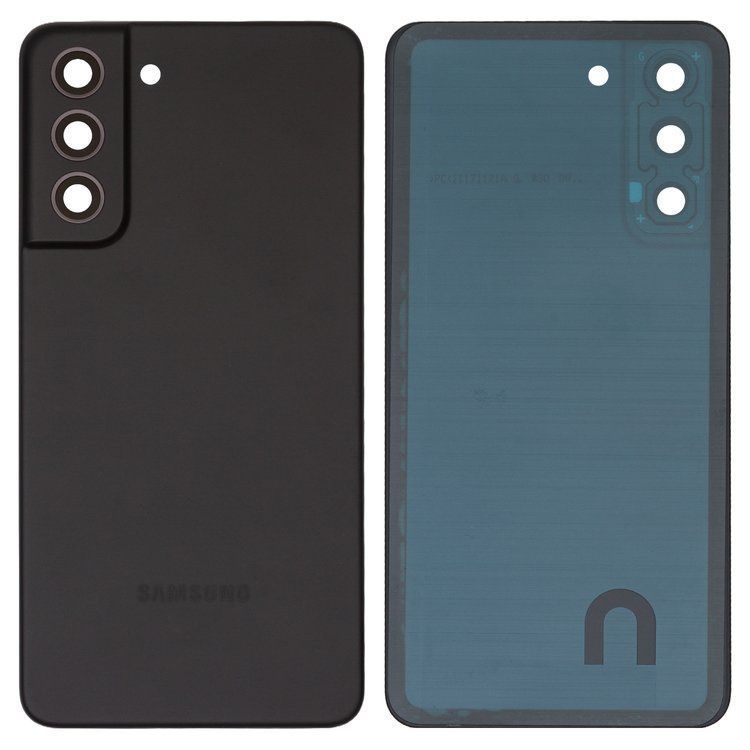Задня кришка для Samsung G990 Galaxy S21 FE 5G сіра, Graphite Оригінал Китай зі склом камери 34030 фото